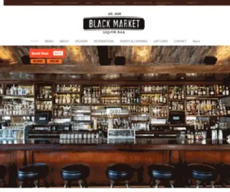 Blackmarketliquorbar.com(Black Market Liquor Bar) Screenshot