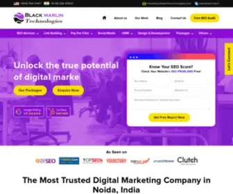 Blackmarlintechnologies.com(Digital Marketing Company Noida India) Screenshot