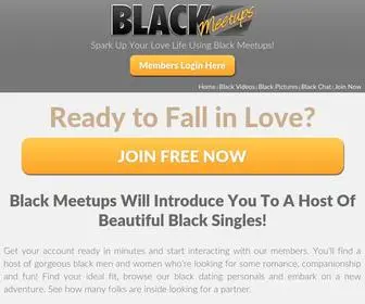 Blackmeetups.com(Black Dating Site) Screenshot