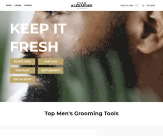 Blackmensgroomingden.com(Evan Alexander Grooming) Screenshot