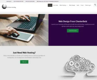 Blackmoonhosting.com(Web Design from Chesterfield Derbyshire and beyond) Screenshot