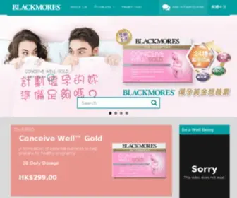Blackmores.com.hk(Health) Screenshot