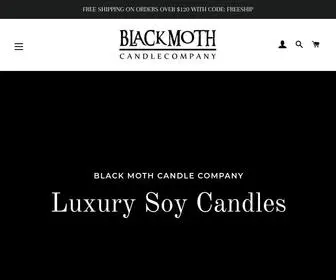 Blackmothcandleco.com(Black Moth Candle Company) Screenshot