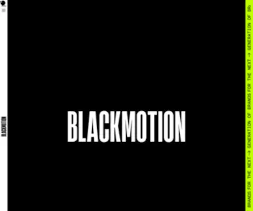 Blackmotion.fr(We are a branding and communication agency. We speak to the leaders of tomorrow. The most important) Screenshot