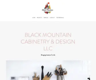 Blackmountaincabinets.com(Black Mountain Cabinetry & Design LLC) Screenshot