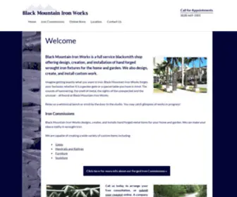 Blackmountainiron.com(Black Mountain Iron Works) Screenshot