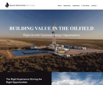 Blackmountainoilandgas.com(Black Mountain Oil & Gas) Screenshot