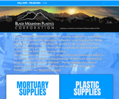 Blackmountainplastics.com(BLACK MOUNTAIN PLASTICS) Screenshot