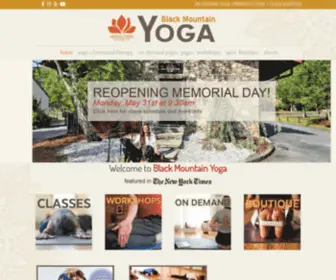 Blackmountainyoga.com(Black Mountain Yoga) Screenshot