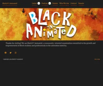 Blacknanimated.com(Black 'N Animated) Screenshot