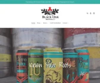 Blackoakbeer.com(Black Oak Brewing) Screenshot