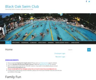 Blackoakswimclub.com(Centerville Ohio's Premier Swim and Tennis Club) Screenshot