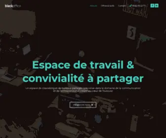 Blackoffice.fr(Votre bureau dédié à 190 €/mois tout inclus) Screenshot