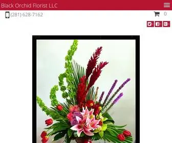 Blackorchidbaytown.com(Black Orchid Florist LLC) Screenshot