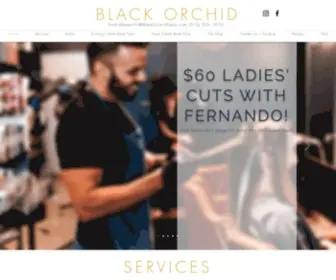 Blackorchidsalon.com(Black Orchid Salon) Screenshot