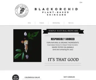 Blackorchidskincare.com(Black Orchid Skincare) Screenshot