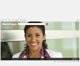 Blackpages.com(Homepage) Screenshot