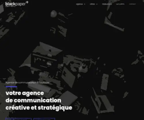 Blackpaper.fr(Agence de communication à Toulouse) Screenshot