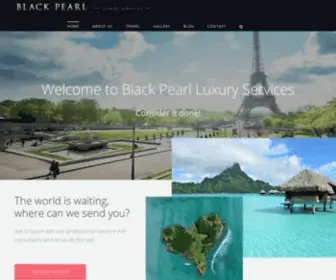 Blackpearlls.com(Black Pearl Luxury Services) Screenshot