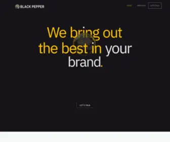 Blackpeppercy.com(We bring out the best in your brand) Screenshot