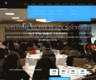Blackphdnetwork.com(Black Doctoral Network) Screenshot