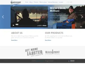 Blackpointseafood.com(Maine's #1 Lobster Delivery Service from Dock to Doorstep) Screenshot