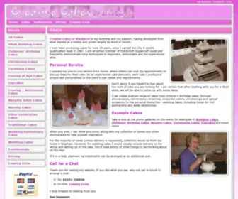 Blackpoolcakes.co.uk(Creative Cakes of Blackpool) Screenshot