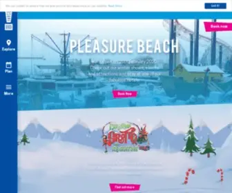 Blackpoolpleasurebeach.com(Blackpool Pleasure Beach) Screenshot