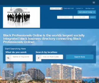 Blackprofessionalonline.com(Black Professionals Online Directory) Screenshot