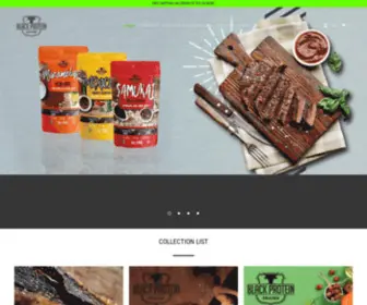 Blackproteinsnacks.com.au(Black Protein) Screenshot