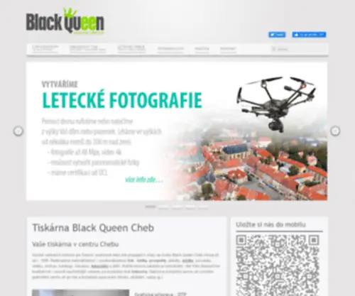 Blackqueen.cz(Tiskárna Black Queen) Screenshot