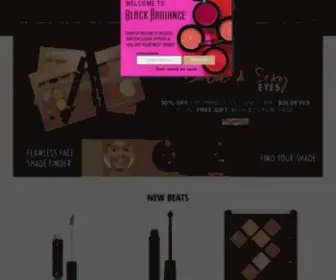 Blackradiancebeauty.com(Radiance®) Screenshot
