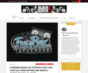 Blackradioisback.com(Official Blog of the Syndicated FuseBox Radio Broadcast) Screenshot