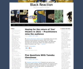 Blackreaction.com(Black Reaction) Screenshot