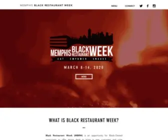 Blackrestaurantweek.com(Memphis Black Restaurant Week) Screenshot