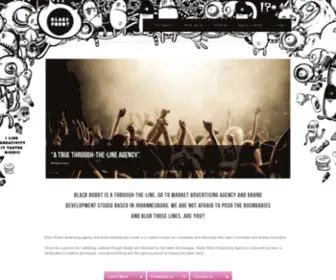 Blackrobot.co.za(A go to market advertising agency and brand development studio) Screenshot