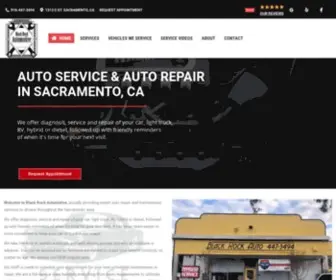 Blackrockauto.com(Auto Repair in Sacramento) Screenshot