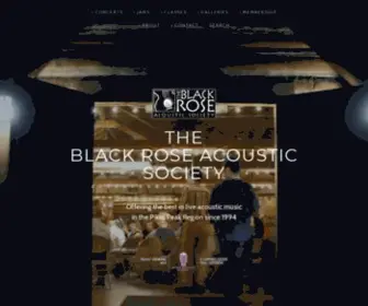 Blackroseacoustic.org(The Black Rose Acoustic Society) Screenshot