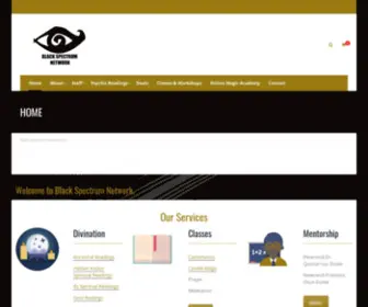 Blackspectrumnetwork.com(Black Spectrum Network) Screenshot