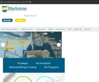 Blackstone.edu(Empowering Future with the Online Certificate Courses) Screenshot