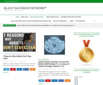 Blacktalkradionetwork.com(New Media for the New Millennium) Screenshot