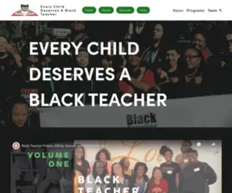 Blackteacherproject.org(Black Teacher Project) Screenshot