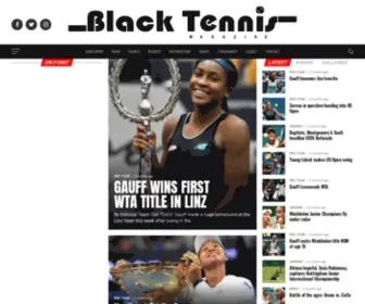 Blacktennismagazine.com(Black Tennis Magazine) Screenshot