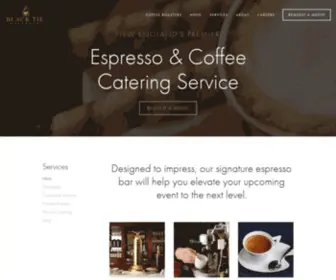 Blacktieespresso.com(Black Tie EspressoBlack Tie Espresso) Screenshot