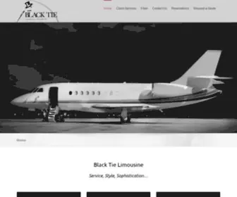 Blacktielimo.com(Black Tie Limousine) Screenshot