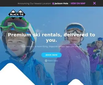 Blacktieskis.com(Black Tie Ski Rentals) Screenshot