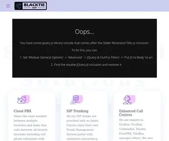 Blacktievoip.co.za(VoIP Provider Durban) Screenshot