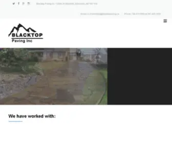 Blacktoppavinginc.ca(Blacktop Paving Edmonton) Screenshot