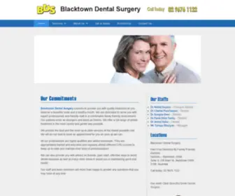 Blacktowndentalsurgery.com.au(Our Commitments) Screenshot