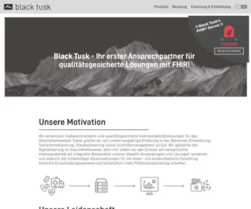 Blacktusk.eu(Black tusk AG) Screenshot